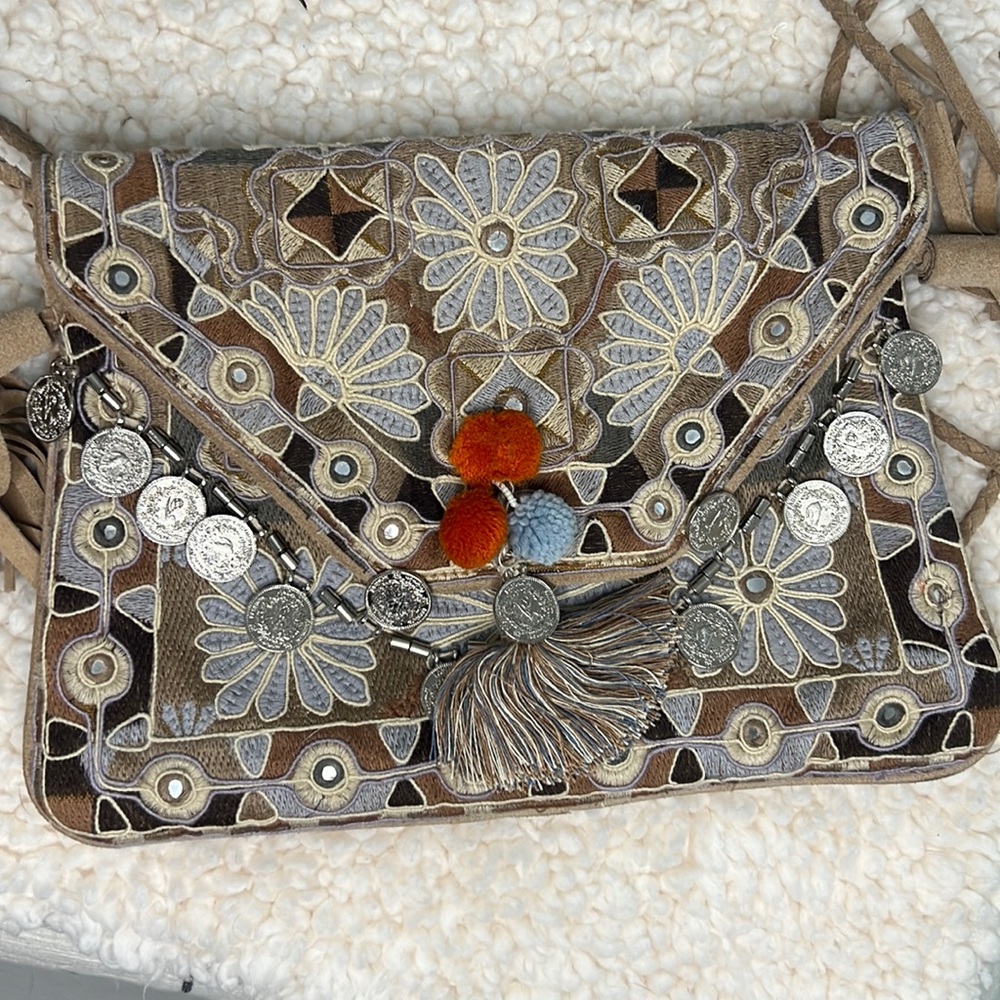 Boho crossbody bag